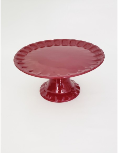 (R$14,00) Boleira Relevo Marsala (A16 / D33cm)