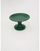 (R$12,00) Boleira Pé Baixo Verde Bandeira (A14.5 / D24.5cm)