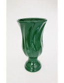 (R$14,00) Vaso Torcido Verde Bandeira (A36 / D7.5cm)