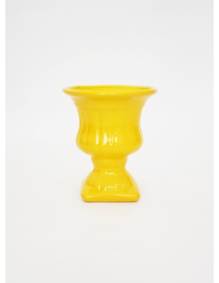 (R$4,80) Vasinho Grego Amarelo (A13 /D10cm)