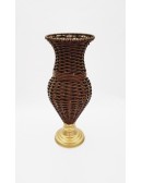 (R$35,00) Vaso Junco Detalhe (A47 / D16cm)