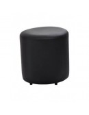 (R$ 16,80) Puff Redondo Preto (D40/A43cm)