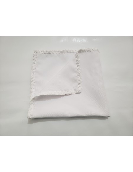 (R$1,50) Guardanapo Branco C/ Borda Biquinho De Crochê