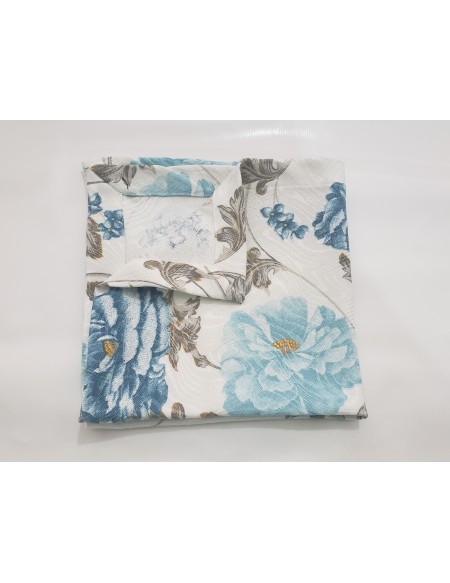 (R$2,20) Guardanapo Estampado Azul Floral (40x40cm)