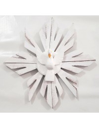 (R$18,00) Divino Espirito Santo Madeira P (A29/L29cm)