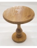 (R$14,00) Boleira Pe Alto Madeira Pinus G (A22 / D20cm)