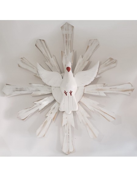 (R$15,00) Divino Espírito Santo Madeira P (A50 /L50cm)