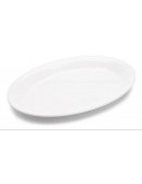 (R$7,50) Travessa Oval Rasa Melamina P (26x19cm)