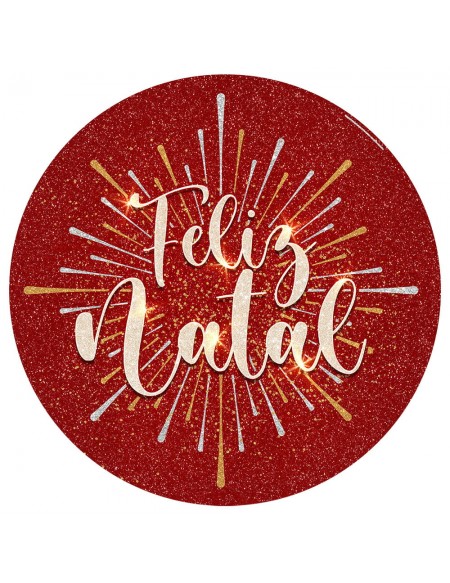 (R$35,00) Capa Feliz Natal Painel Redondo