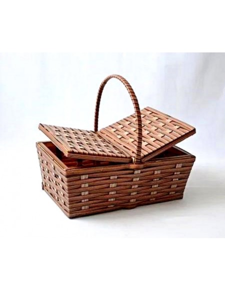 (R$28,00) Cesta Piquenique Junco (38x24 / A16cm)