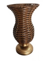 (R$26,00) Vaso Junco M (A30 / D16 cm)