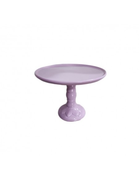 (R$12,00) Boleira Pé Alto Lilás (A20 / D26cm)