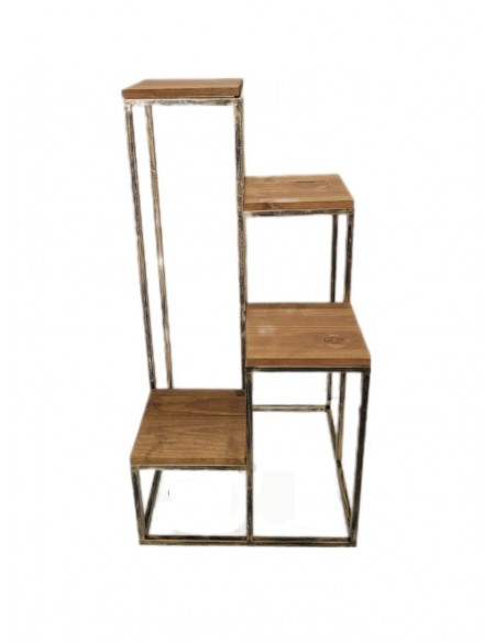 (R$78,00) Estante Cubo M Ouro Envelhecido (50cmxA1.0m)