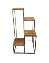 (R$78,00) Estante Cubo M Ouro Envelhecido (50cmxA1.0m)