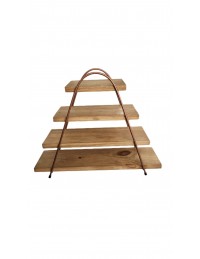 (R$28,00) Escadinha 4 Andares - Cor Cobre (50x15cm / A40cm)