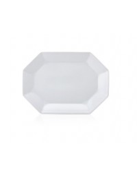(R$18,00) Travessa Oitavada Rasa (37,2x26,5cm)