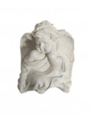 (R$14,00) Anjo Branco Asa Sentado (A15cm)