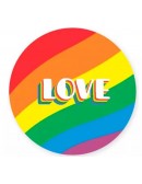 (R$35,00) Capa Painel Redondo Love Colorido