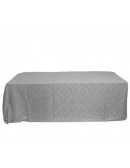 (R$28,80) Toalha Banquete Jacquard Prata (4x2,80)
