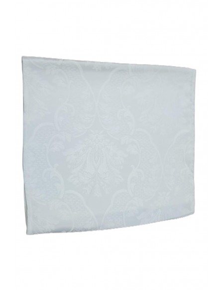 (R$14,00) Caminho de Mesa Jacquard Off White(1.50x0.43m)