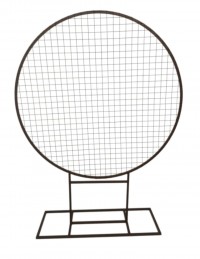 (R$110,00) Painel Redondo Ferro Envelhecido (A2.0 / D1.50m)