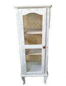 (R$45,00) Cristaleira Patina Branca P (1.30 x 0.46 cm)