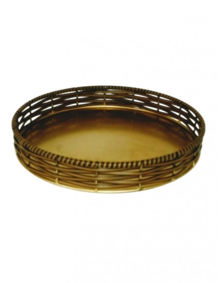 (R$20,00) Bandeja Junco Redonda Baixa (D30cm)