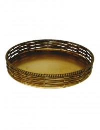 (R$24,00) Bandeja Junco Redonda Baixa (D30cm)