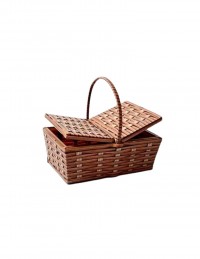 (R$32,00) Cesta Piquenique Junco (38x24 / A16cm)