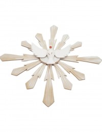 (R$28,00) Divino Espírito Santo Madeira G (A70 / L80cm)