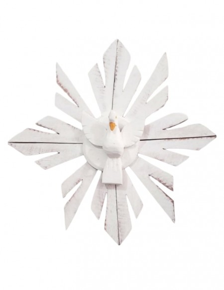 (R$15,00) Divino Espirito Santo Madeira P (A29/L29cm)