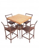 (R$38,00) Kit Baixo Drink (Mesa Baixa + 4 Banquetas Baixas)