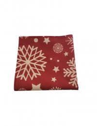 (R$3,80) Guardanapo Vermelho Estampa Natal (40x40cm)