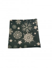 (R$3,80) Guardanapo Verde Estampa Natal (40x40cm)