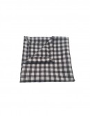 (R$2,20) Guardanapo Xadrez Preto/Branco (40x40cm)