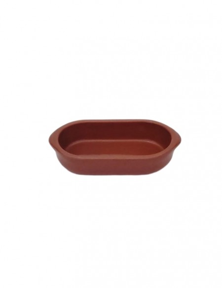 (R$4,00) Assadeira Oval Cerâmica PP (23x12cm)