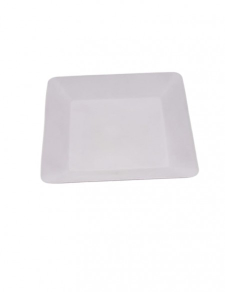 (R$1,50) Prato Lanche Quadrado (17cm)