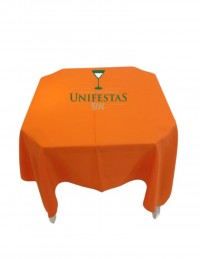 (R$8,80) Toalha Quadrada Oxford Laranja (1.50m)